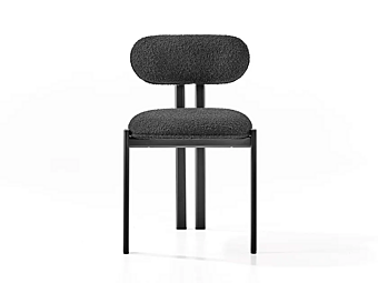 Upholstered Metal Chair Bay Metal Nature Design