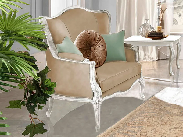 Armchair with armrests fabric Giulietta CASA +39 3906/3706 factory CASA +39 from Italy. Foto №3