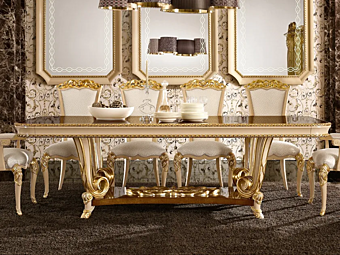 Extending rectangular dining table Harmony A.R. Arredamenti 306