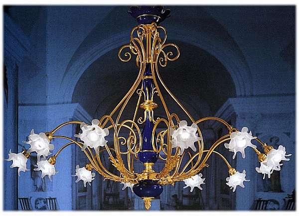 Chandelier FBAI 4300/12 factory FBAI from Italy. Foto №1