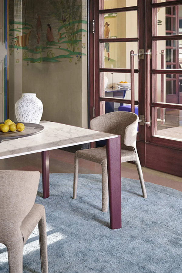 Extending Rectangular MDF Table Longplane CASSINA factory CASSINA from Italy. Foto №7