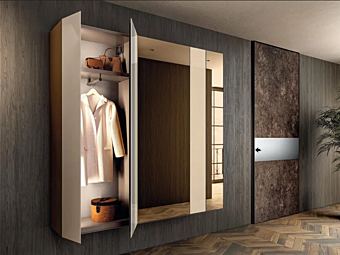 Wall Mounted Glass Wardrobe LAGO N O W 2742 2742 factory LAGO from Italy