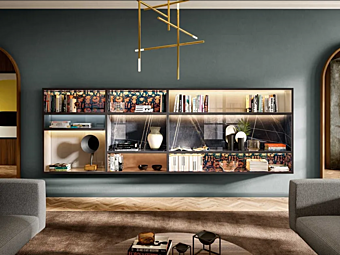 Sectional bookcase 30mm LAGO 1209 Sectional bookcase 30mm LAGO 1209 factory LAGO from Italy