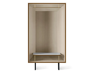 Free standing wooden hallway unit Gallotti&Radice Duale Free standing wooden hallway unit Gallotti&Radice Duale factory Gallotti & Radice from Italy