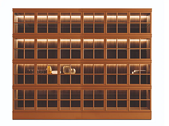 Glass bookcase Molteni & C Piroscafo Glass bookcase Molteni & C Piroscafo factory Molteni & C.(+VITRA) from Italy