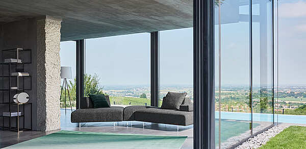 Couch TWILS Avenue Espanso COMP. 5 factory TWILS (VENETA CUSCINI) from Italy. Foto №3