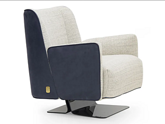 Fabric armchair with armrests Sunrise FORMITALIA Sunrise-Armchair-B