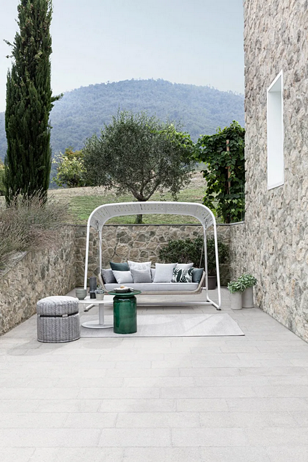 Garden Swing Seat for Two in Teflon and Aluminium Atmosphera Ludo L5 LUDV.DO1 factory ATMOSPHERA from Italy. Foto №3