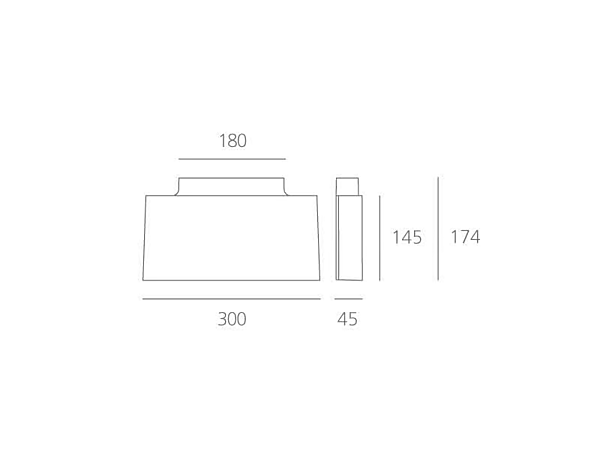 Wall Light Powder Coated Aluminium Surf Artemide factory Artemide from Italy. Foto №3