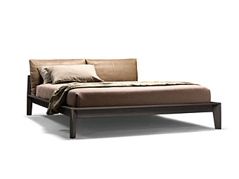 Double bed with upholstered headboard Molteni & C Wish Double bed with upholstered headboard Molteni & C Wish factory Molteni & C.(+VITRA) from Italy