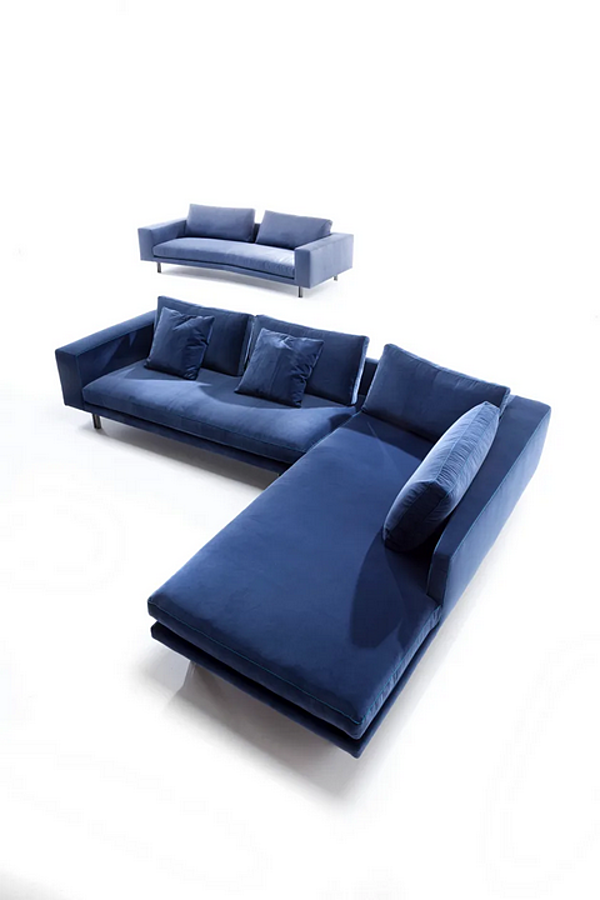 3-seater leather sofa ERBA ITALIA INNO factory ERBA ITALIA from Italy. Foto №4