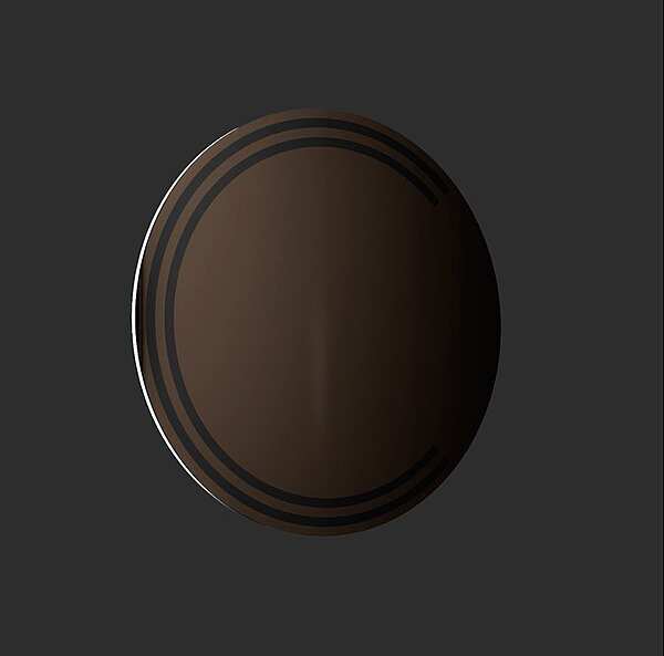 Round wall-mounted mirror blue moon CPRN HOMOOD B115 factory CPRN HOMOOD from Italy. Foto №4