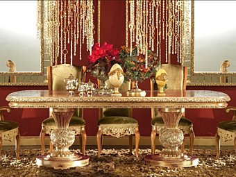 Extending rectangular table A.R. Arredamenti Royal collection 706/A