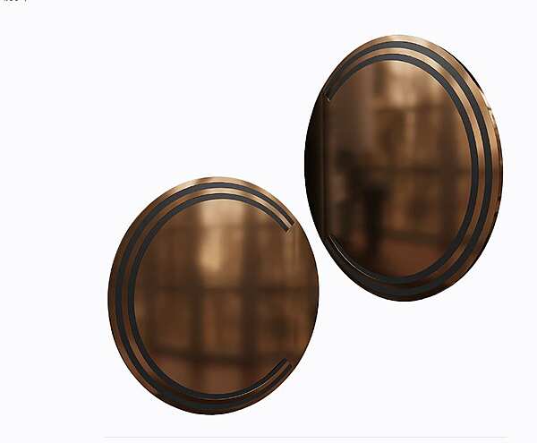 Round wall-mounted mirror blue moon CPRN HOMOOD B115 factory CPRN HOMOOD from Italy. Foto №1