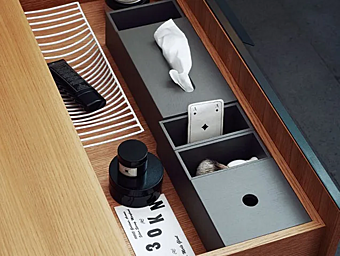 Ash Drawer Divider Puzzle AGAPE factory Agape from Italy