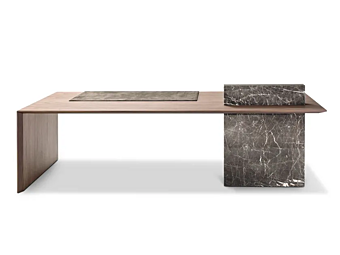 Rectangular wooden executive desk Cartesiano i 4 Mariani