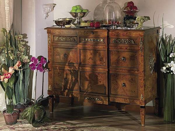 Chest of drawers ASNAGHI INTERIORS PC3122 factory ASNAGHI INTERIORS from Italy. Foto №1