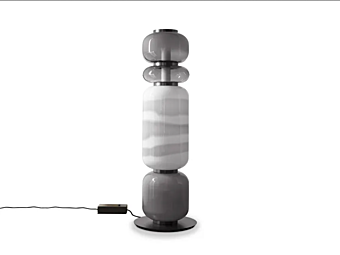 Floor lamp made of fabric BAXTER Haiku factory BAXTER from Italy