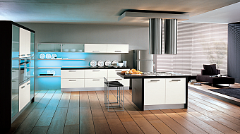 Kitchen HOME CUCINE Frontali finitura Neve