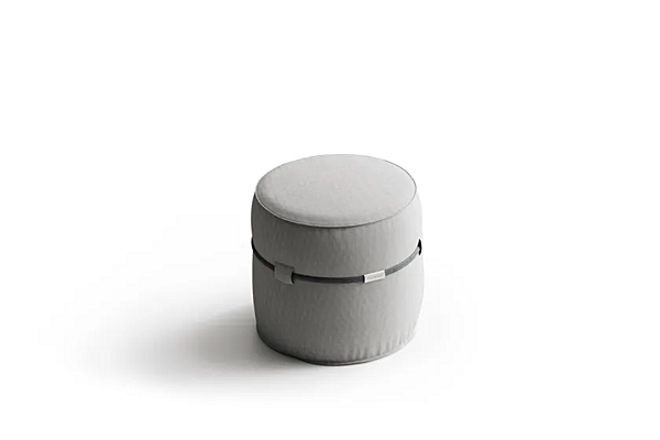 Round garden pouf in technical fabric with removable cover Atmosphera Levante CXLV.PF factory ATMOSPHERA from Italy. Foto №9