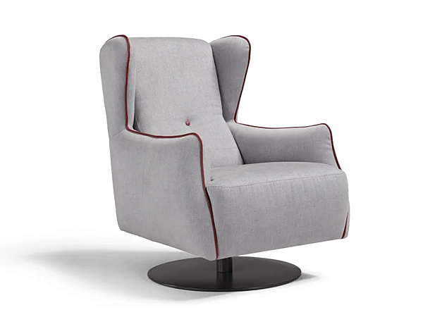 Motorised Fabric Swivel Armchair Randy Egoitaliano factory Egoitaliano from Italy. Foto №1