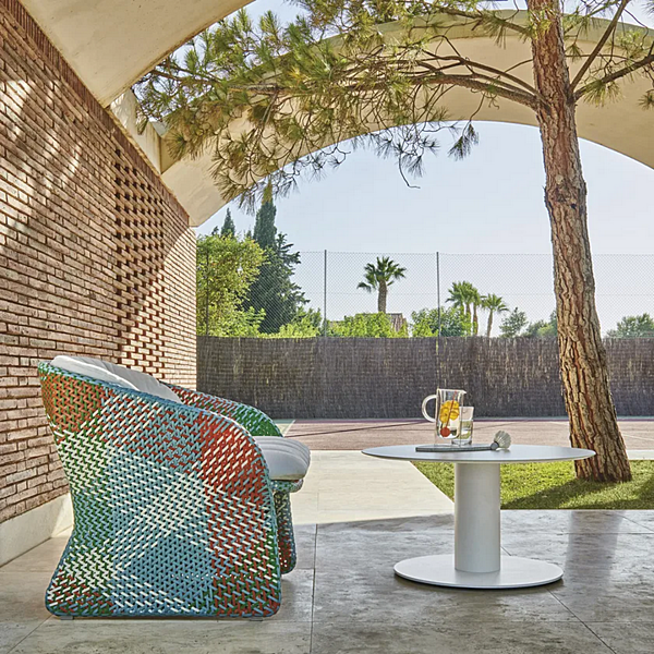 Garden armchair with armrests made of synthetic fibre VARASCHIN Maat 2371, 2372 factory VARASCHIN from Italy. Foto №10