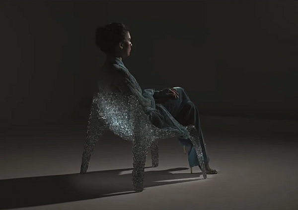 Polycarbonate armchair Veronica Edra factory EDRA from Italy. Foto №3