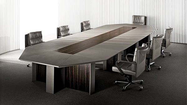 Wooden meeting table Meteora i 4 Mariani factory i 4 Mariani from Italy. Foto №3