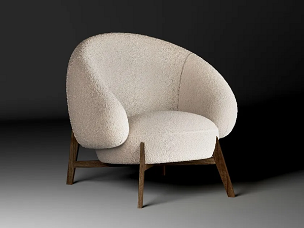 Fabric armchair Michelia CASA +39 EMI001, EMI002 factory ENCORE (by CASA +39) from Italy. Foto №1