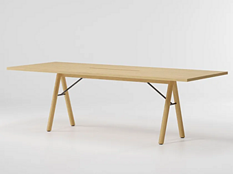 Rectangular Ash Meeting Table KETTAL KSA000300