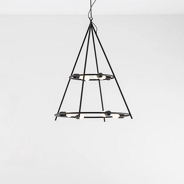 Steel pendant lamp El Poris Artemide 1085030A factory Artemide from Italy. Foto №3