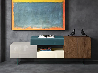 Modular Sideboard 36E8 in Wood LAGO