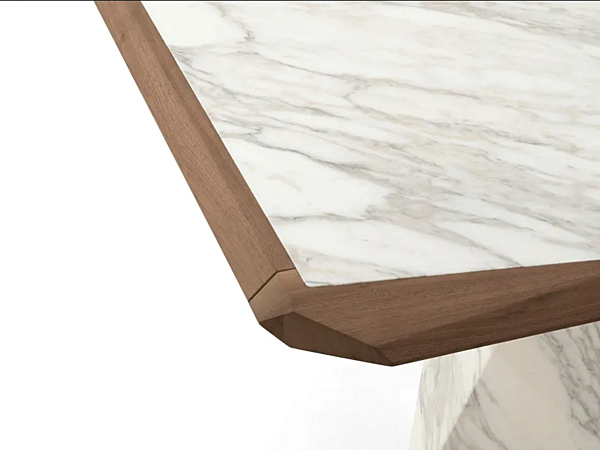 Rectangular marble table Amadeus GIORGETTI 73120, 73121, 73125 factory GIORGETTI from Italy. Foto №4