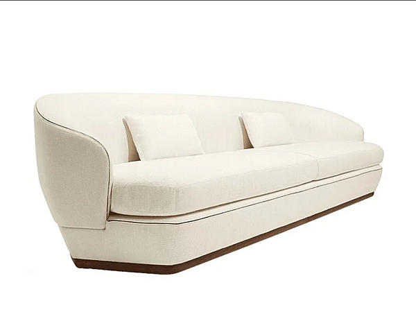 Three-Seater Sofa with Upholstered Back GIORGETTI Tamino factory GIORGETTI from Italy. Foto №2