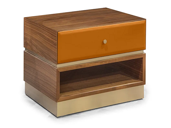 Wooden bedside table Clarissa Formitalia factory FORMITALIA from Italy. Foto №6