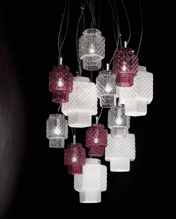 Chandelier SYLCOM 0261 factory SYLCOM from Italy. Foto №3