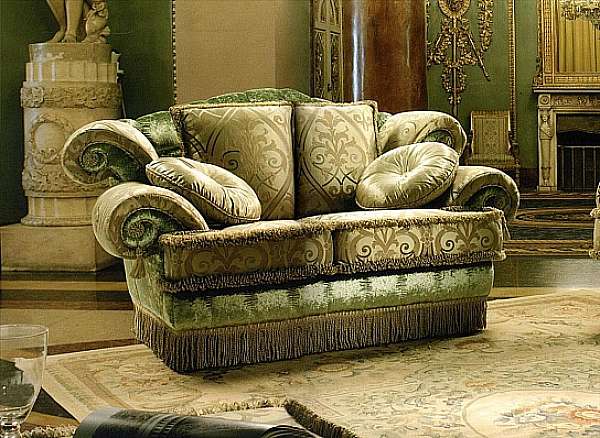 Couch ELLESALOTTI Anastasia factory LUXURY SOFA from Italy. Foto №1