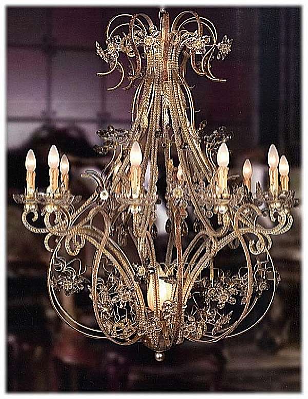 Chandelier MECHINI L279/11 factory MECHINI from Italy. Foto №1