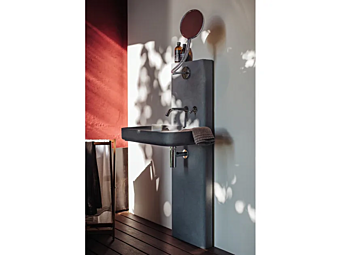 Rectangular Cementoskin Washbasin Petra AGAPE Rectangular Cementoskin Washbasin Petra AGAPE factory Agape from Italy