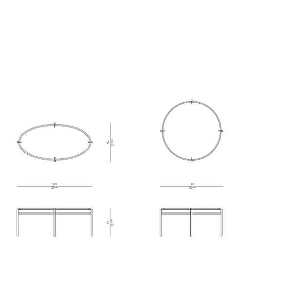Coffe table ROSSATO RHC-11 factory ROSSATO from Italy. Foto №5