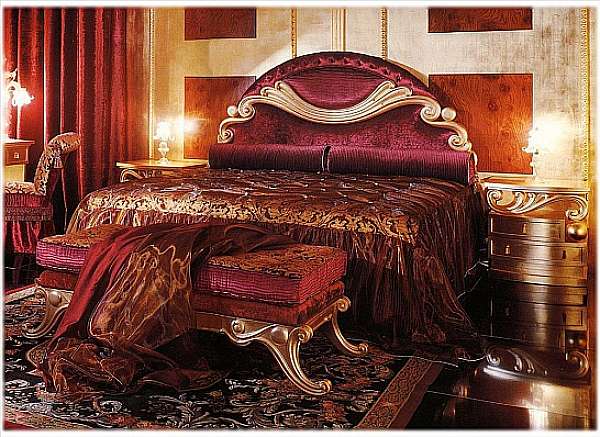 Bed CARLO ASNAGHI STYLE 10860 factory CARLO ASNAGHI STYLE from Italy. Foto №1