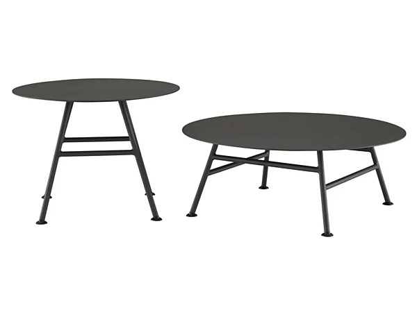 Round Aluminium Side Table LIGNE ROSET Garden Pack 18960010-18980000 factory LIGNE ROSET from Italy. Foto №1