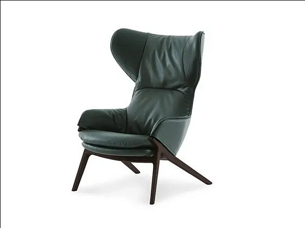 Fabric armchair with headrest CASSINA P22 factory CASSINA from Italy. Foto №4