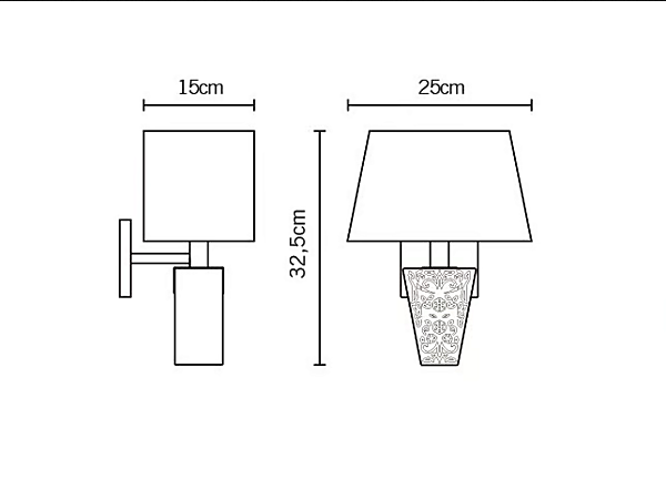 Crystal wall lamp Fabbian Vicky collection factory Fabbian from Italy. Foto №8