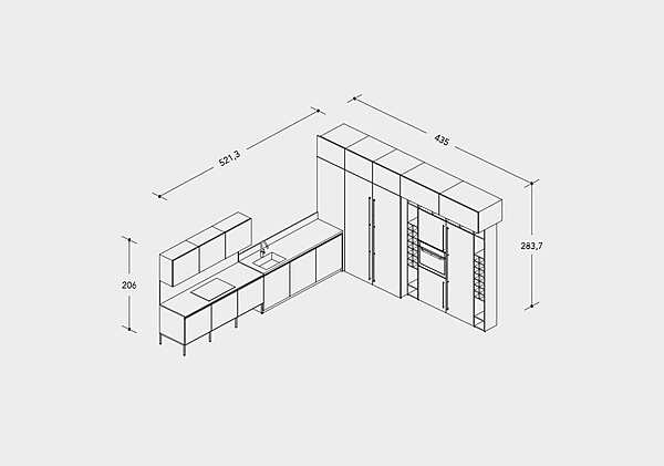 Kitchen ARREX Loft 2.2_ 11 factory ARREX from Italy. Foto №7