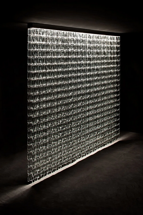 Pendant lamp room divider tile Fabbian factory Fabbian from Italy. Foto №20