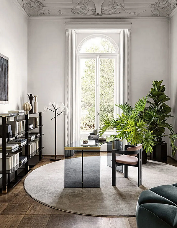 Upholstered Velvet Armchair Gallotti&Radice 0419 factory Gallotti & Radice from Italy. Foto №7