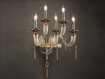 Wall light with Swarovski crystals Julienne Axis A5 Euroluce Lampadari factory EUROLUCE LAMPADARi from Italy