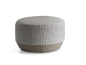 Upholstered Round Pouf Bikini Island Moroso factory Moroso from Italy