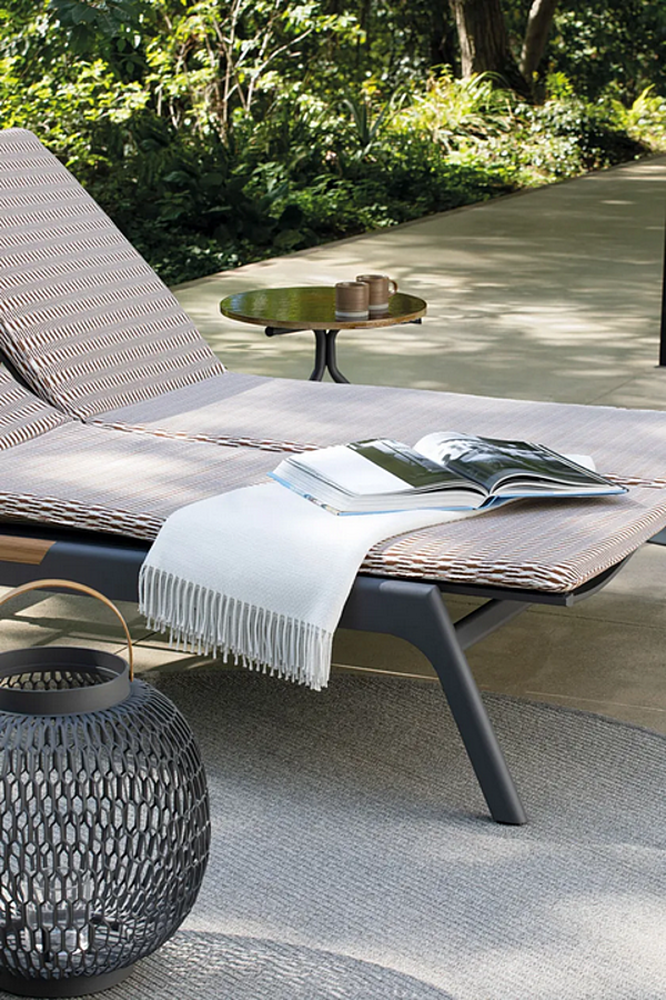 Double Sun Lounger in Textilene and Aluminium Nevada Atmosphera factory ATMOSPHERA from Italy. Foto №10